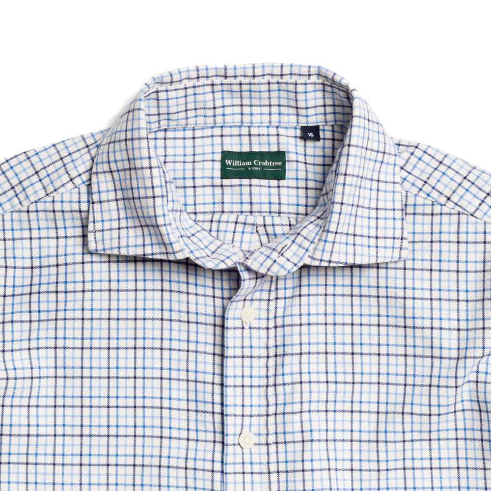 Tattersall Check Brushed Cotton Shirt