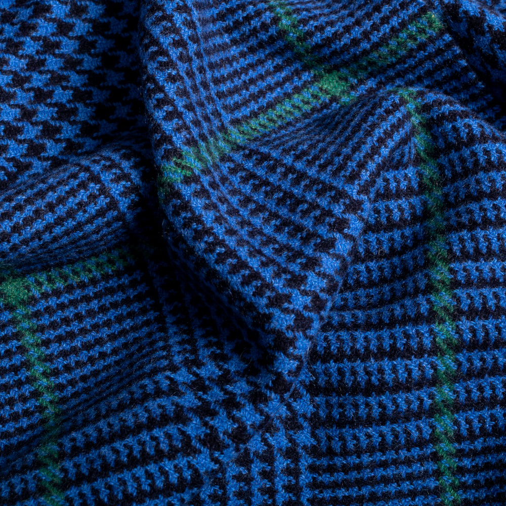 Glen Plaid & Overcheck Cashmere Scarf