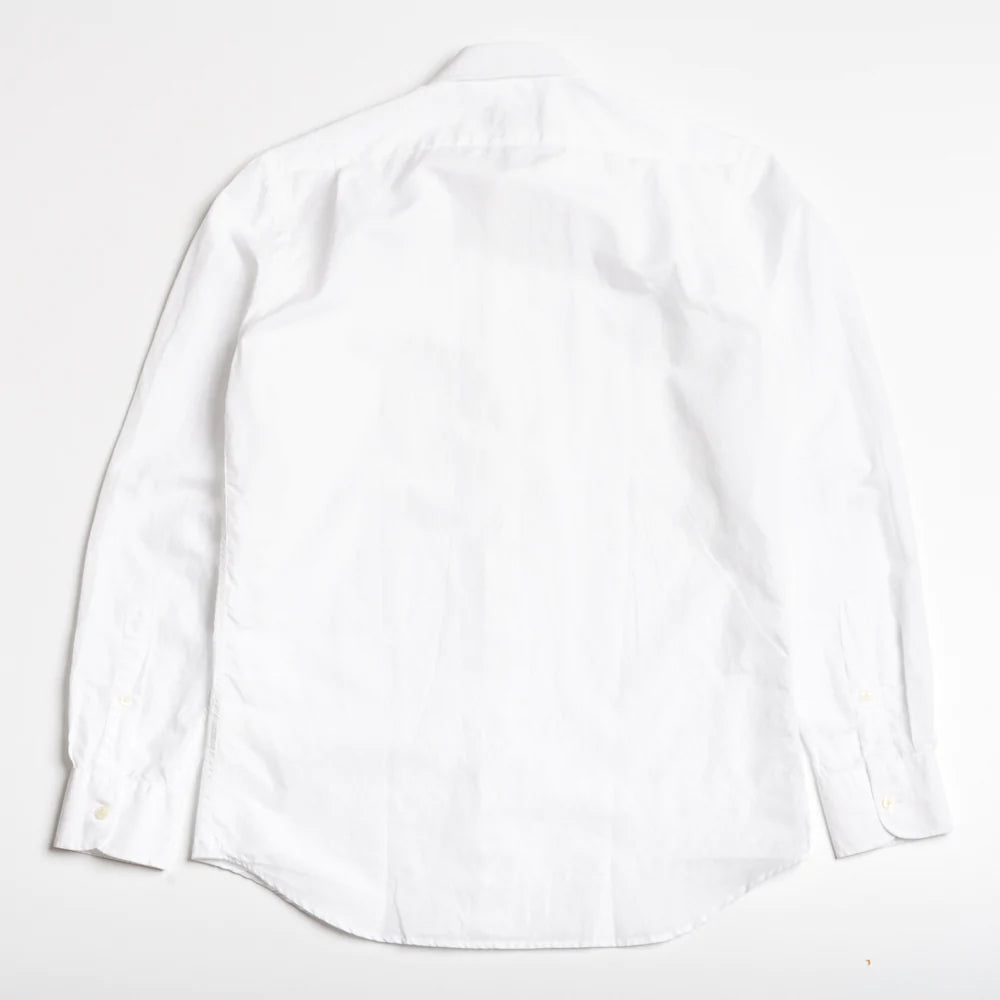 White Linen Cotton Shirt William Crabtree Sons