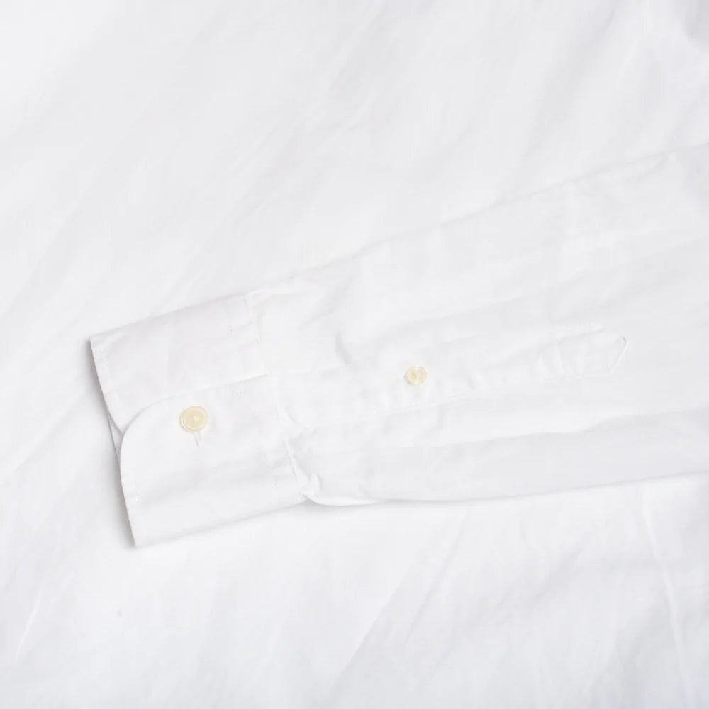 White Linen & Cotton Shirt