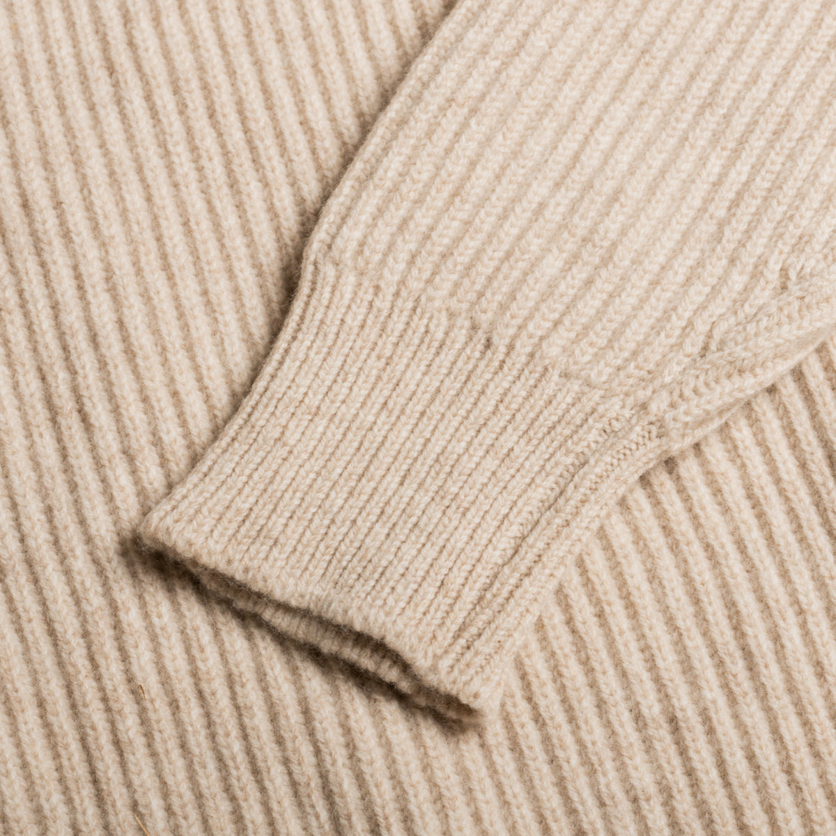 Linen Lambswool Shawl Collar Sweater