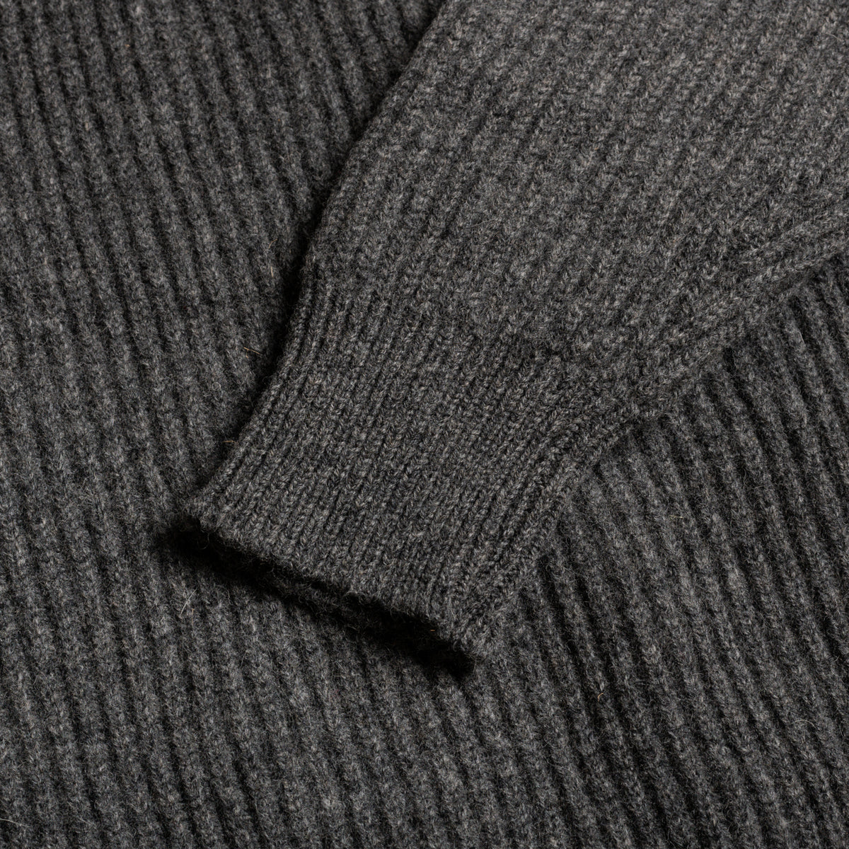 Ash Lambswool Shawl Collar Sweater