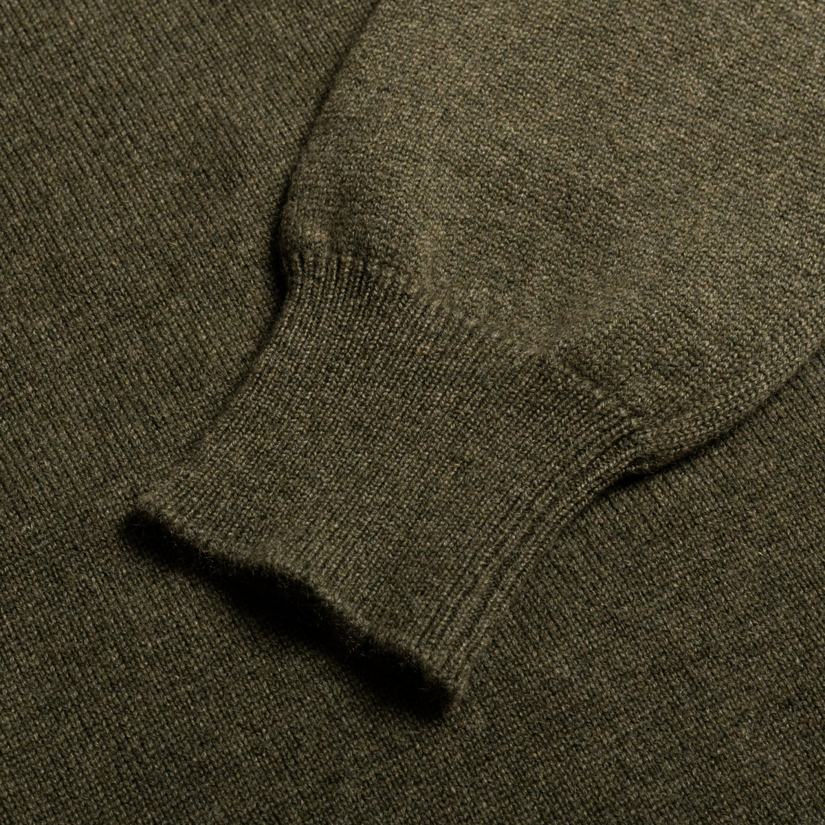 Loden Mix 2 Ply Cashmere Crew Neck