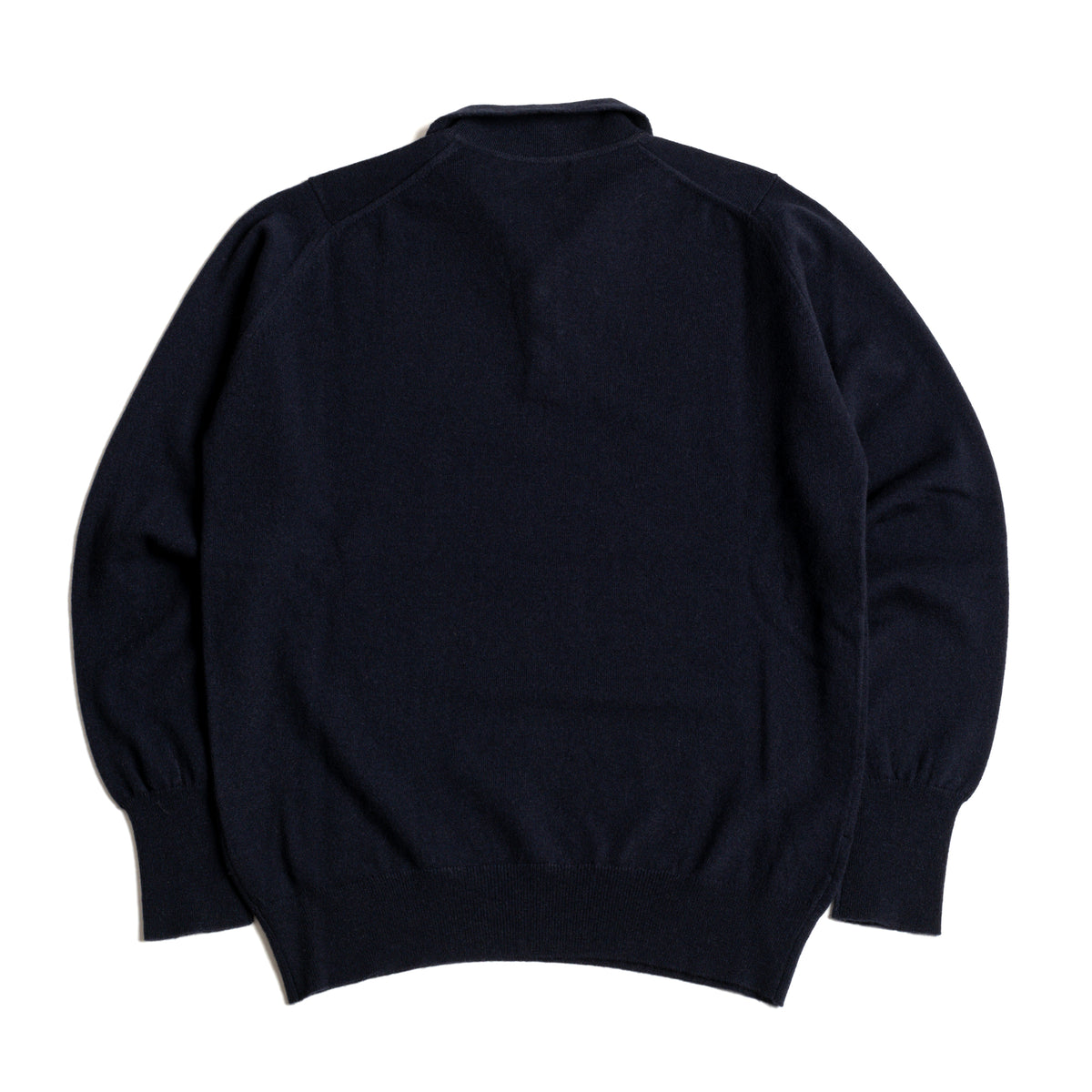 Navy 1 Ply Cashmere Sportshirt