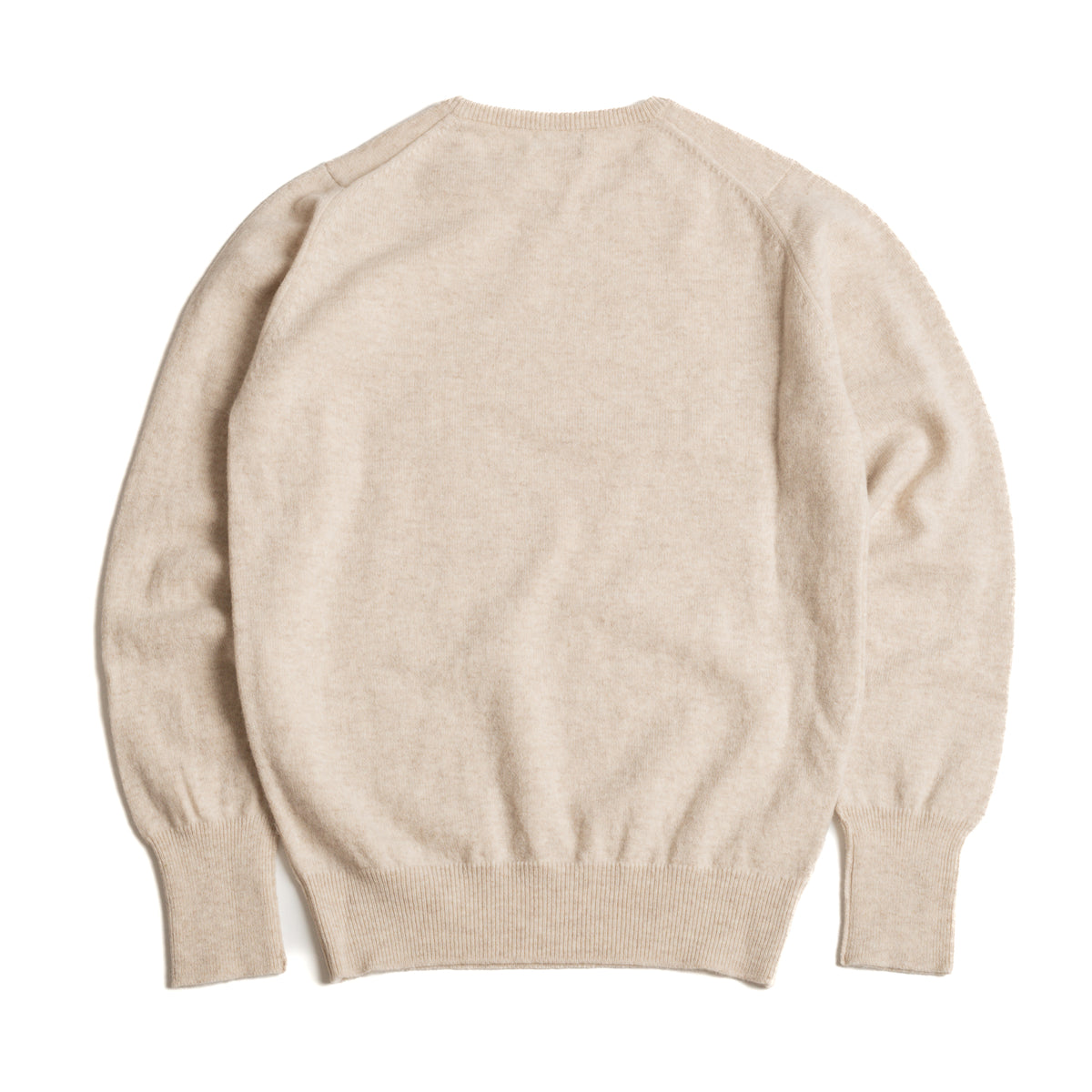 Linen 2 Ply Lambswool Crew Neck Jumper