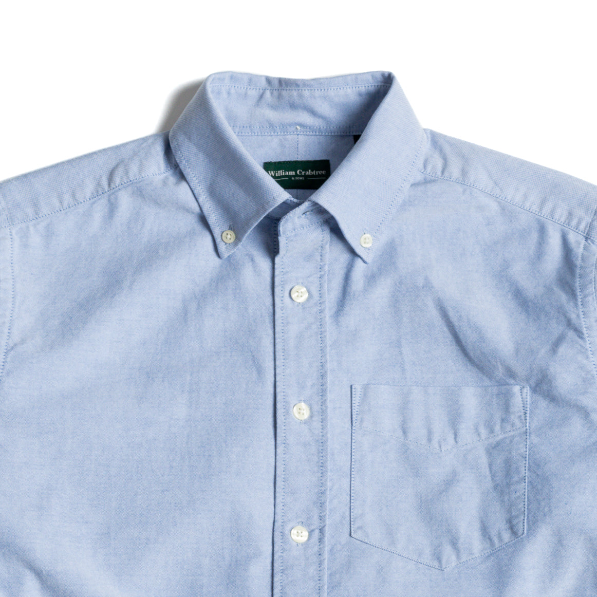 Blue Oxford Button Down Shirt