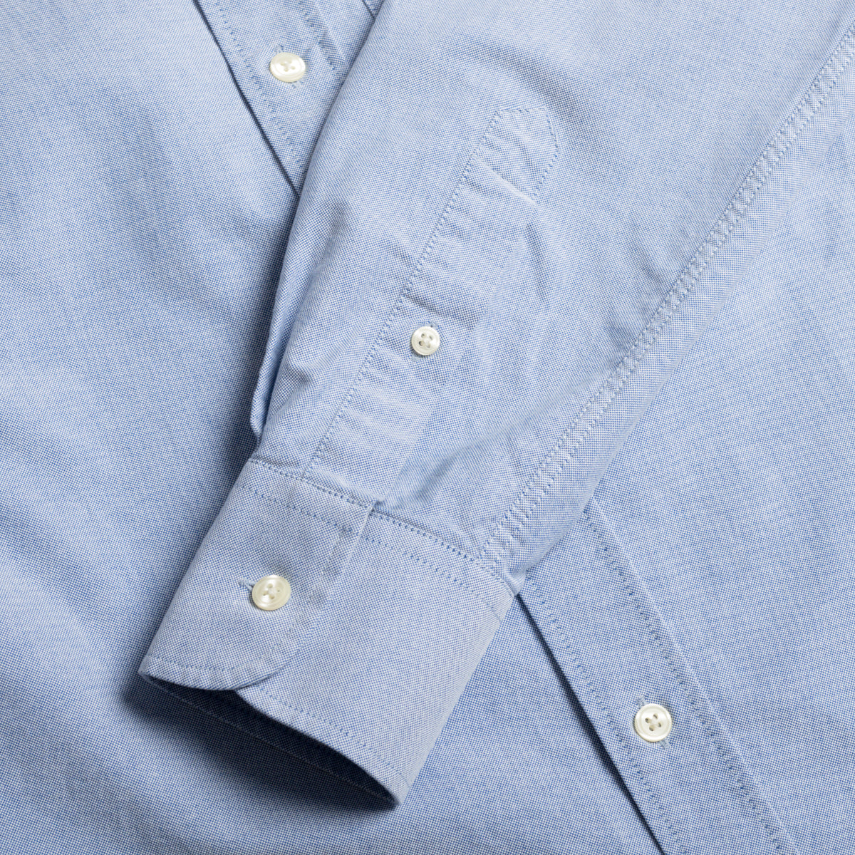 Blue Oxford Button Down Shirt