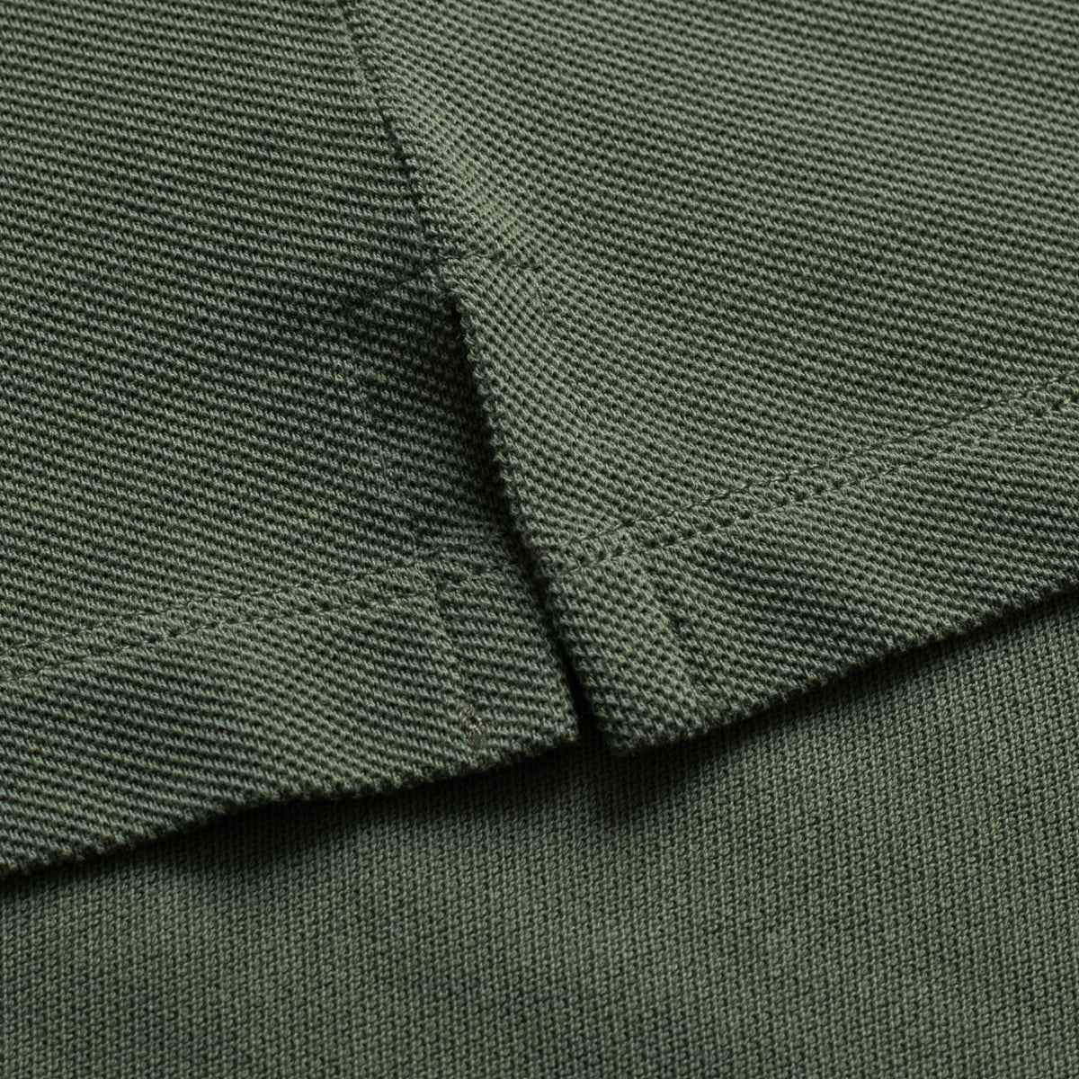 Olive Green Short Sleeved Polo Shirt