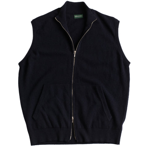 Navy Geelong Knitted Gilet