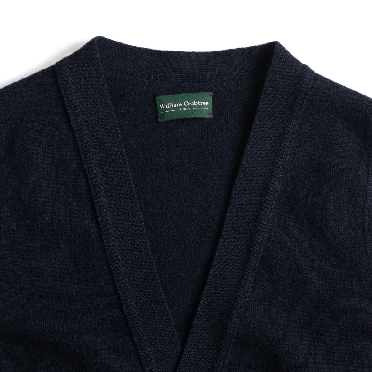 Navy Geelong Lambswool Waistcoat