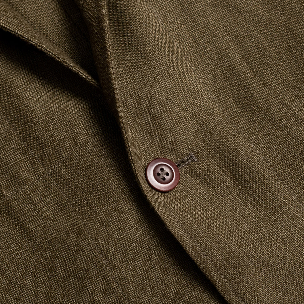 Olive Linen Lowgill Work Jacket