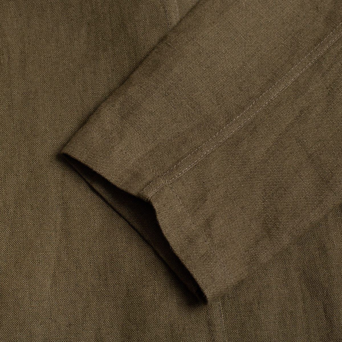 Olive Linen Lowgill Work Jacket