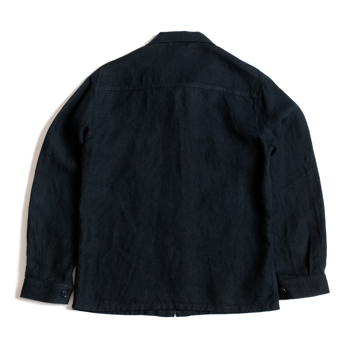 Navy 4 Pocket Linen Chore Jacket