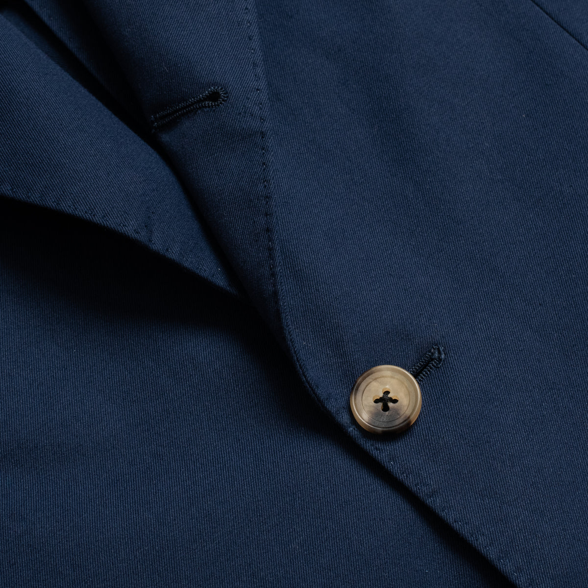 Blue Cotton Twill Sports Jacket