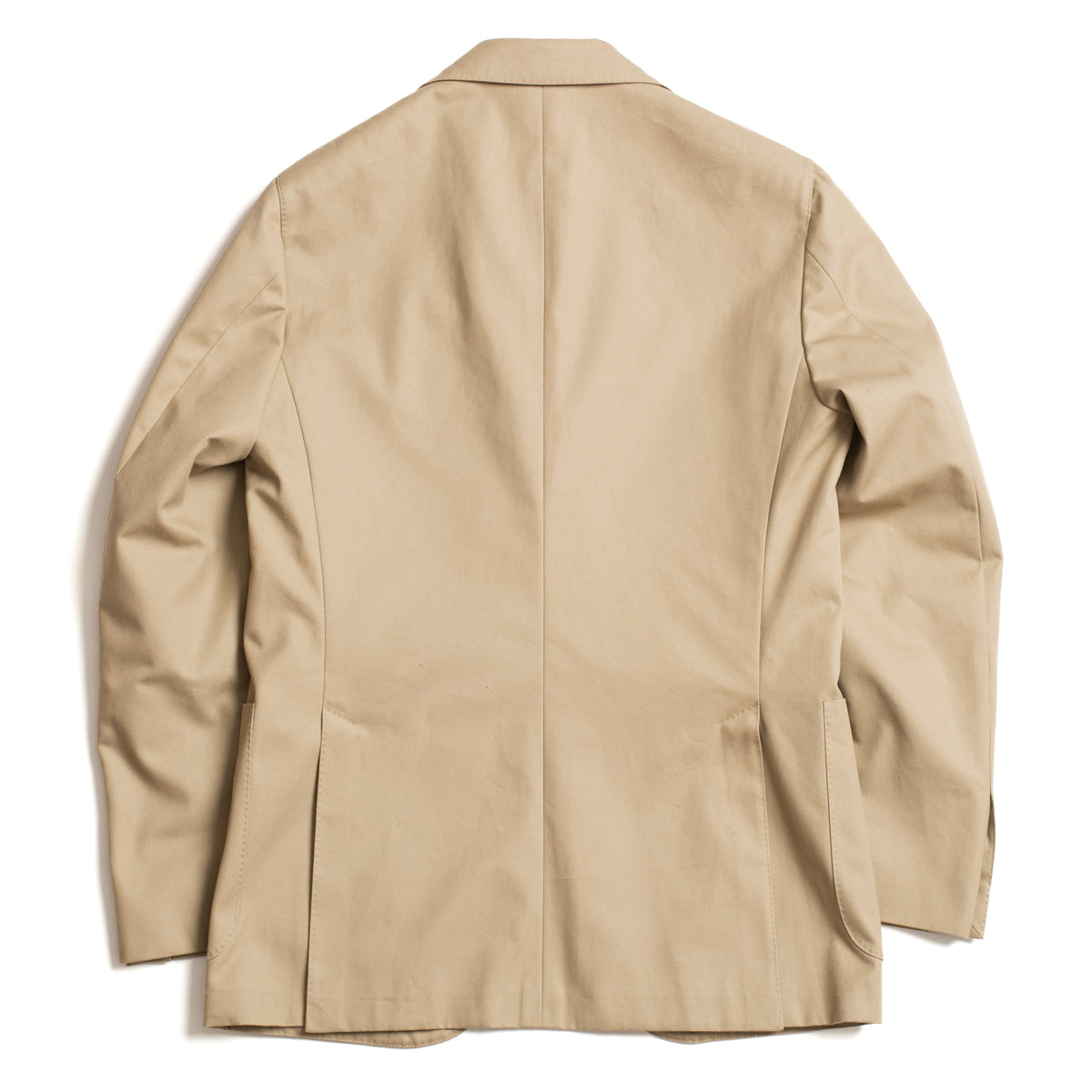 Sand Cotton Twill Sports Jacket