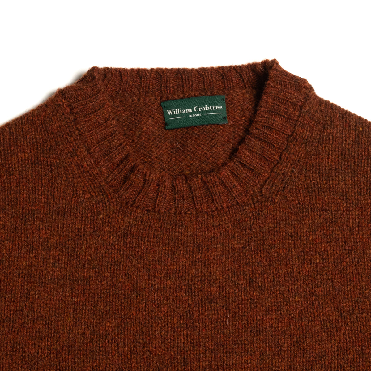Autumn Shetland Lambswool Crew Neck