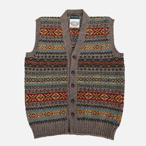 Otter Trim Fairisle Waistcoat – William Crabtree & Sons